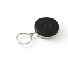 KEY-BAK # 5 b clé enrouleur avec 24" agrafe noire ceinture en acier avant chaîne d’acier inoxydable