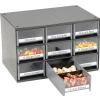 Akro-Mils Steel Small Parts Storage Cabinet 19909 - 17"W x 11"D x 11"H w/ 9 Gray Drawers
