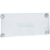 Azar Displays 106607 Acrylic Sign Holder W/ Suction Cups, 14" x 8.5"