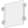 Azar Displays 106614 Acrylic Sign Holder W/ Suction Cups, 8.5" x 11"