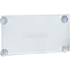 Azar Displays 106615 Acrylic Sign Holder W/ Suction Cups, 11" x 8.5"