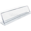Azar Displays 112702 Horizontal Nameplate Acrylic Sign Holder, 6" x 2"