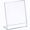 Azar Displays 112731, Vert L Shaped Acrylic Sign HLR, 3.5"W x 5"H