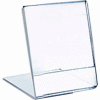 Azar Displays 112758, Vert L Shaped Acrylic Sign HLR, 3.5"W x 5.5"H