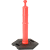 VizCon TrafFix Devices Traffic Cone Delineator Post Non-Reflective