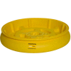 Eagle 1615 tambour plateau avec caillebotis 30 et 55 gallons Drums - jaune avec caillebotis noir