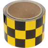INCOM® Checkerboard Hazard Tape - Yellow/Black, 3"W x 54'L, 1 Roll