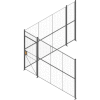 RapidWire™ soudé Wire, 2 côté Cage w/3' charnière de porte, aucun plafond 12' 6 "x 12' 6" x 8' 5-1 / 4 "H