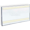 Azar Displays 122012 Horizontal Wall Mount Sign Holder W/ Adhesive Tape, 14" x 8.5"