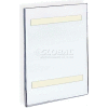 Azar Displays 122013 Horizontal Wall Mount Sign Holder W/ Adhesive Tape, 8.5" x 14"