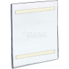 Azar Displays 122019 Vert. Wall Mount Acrylic Sign Holder W/ Adhesive Tape, 7" x 11"