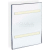 Azar Displays 122021 Vert. Wall Mount Acrylic Sign Holder W/ Adhesive Tape, 8.5" x 11"