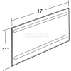Azar Displays 122037 Horizontal Wall Mount Sign Holder W/ Adhesive Tape, 17" x 11"