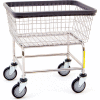 R&B Wire Products® Chrome Narrow Laundry Cart