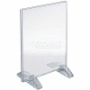Azar Displays 132714 Vertical/Horizontal Dual-Stand Sign Holder, 8.5" x 11"