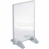 Azar Displays 132716 Vertical/Horizontal Dual-Stand Sign Holder, 7" x 11"