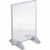 Azar Displays 132726 Vertical/Horizontal Dual-Stand Sign Holder, 4" x 6"