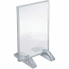 Azar Displays 132729 Vertical/Horizontal Dual-Stand Sign Holder, 4" x 5"