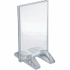 Azar Displays 132731 Vertical/Horizontal Dual-Stand Sign Holder, 3.5" x 5"