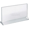 Azar Displays 142718 Horizontal Top Load Acrylic Sign Holder, 11" x 7"
