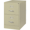 Hirsh Industries® 26-1/2" 2 verticales profondes armoire tiroirs format légal - Mastic
