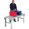 Omni Metalcraft 1.9" Dia. Steel Roller Conveyor Straight Section GPHS1.9X16-12-4.5-10LL