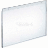 Azar Displays 162713 Horizontal Wall Mount Acrylic Sign Holder, 12" x 9", Acrylic