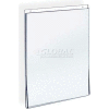 Azar Displays 162714 Vertical Wall Mount Acrylic Sign Holder, 8.5" x 11", Acrylic