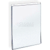 Global Approved 162714 Vertical Wall Mount Acrylic Sign Holder, 8,5 » x 11 », Acrylique