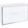 Azar Displays 162715 Horizontal Wall Mount Acrylic Sign Holder, 11" x 8.5"- Pkg Qty 10