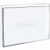 Azar Displays 162723 Horizontal Wall Mount Acrylic Sign Holder, 7" x 5", Acrylic