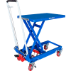 Global Industrial Mobile Scissor Lift Table, 27"L x 17"W Platform, 330 Lb. Capacity