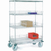 Nexel® Chrome Wire Shelf Truck, 1200 lb. Capacity, 36"L x 18"W x 83"H