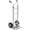 Global Industrial™ Aluminum Hand Truck - Double Handle - Pneumatic Wheels