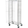 Nexel® Side Load Wire Tray Truck with 39 Tray Capacity