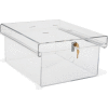 Omnimed® 183010 serrure simple X-grand réfrigérateur acrylique boîte de serrure, clé identique, temps clair