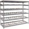 Global Industrial™ Carton Flow Shelving Single Depth 3 LEVEL 96"W x 48"D x 84"H