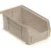 Akro-Mils® AkroBin® Plastic Stack & Hang Bin, 4-1/8"W x 7-3/8"D x 3"H, Stone - Pkg Qty 24