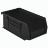 Akro-Mils® AkroBin® Plastic Stack & Hang Bin, 4-1/8"W x 7-3/8"D x 3"H, Black - Pkg Qty 24