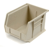 Akro-Mils® AkroBin® Plastic Stack & Hang Bin, 8-1/4"W x 10-3/4"D x 7"H, Stone - Pkg Qty 6