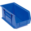 Akro-Mils® AkroBin® Plastic Stack & Hang Bin, 8-1/4"W x 14-3/4"D x 7"H, Blue - Pkg Qty 12