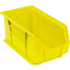Akro-Mils® AkroBin® Plastic Stack & Hang Bin, 8-1/4"W x 14-3/4"D x 7"H, Yellow - Pkg Qty 12