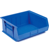 Akro-Mils® AkroBin® Plastic Stack & Hang Bin, 16-1/2"W x 14-3/4"D x 7"H, Blue - Pkg Qty 6