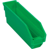 Bac de rangement gigogne en plastique industriel™ Global 2-3/4 « W x 11-5/8 » L x 4"H Vert - Qté par paquet : 24