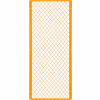 Global Industrial Machinery Wire Fence Partition Panel, 2'W, Yellow