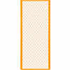 Panneau de séparation de clôture en fil de fer industriel™ de machines mondiales, 2'W, jaune