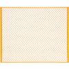 Global Industrial Machinery Wire Fence Partition Panel, 6'W, Yellow