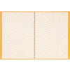 Global Industrial™ Machinery Wire Fence Partition Panel, 7'W, Yellow