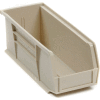 Akro-Mils® AkroBin® Plastic Stack & Hang Bin, 4-1/8"W x 10-7/8"D x 4"H, Stone - Pkg Qty 12
