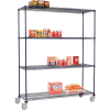 Nexelon® Wire Shelf Truck, 1200 lb. Capacity, 60"L x 24"W x 92"H